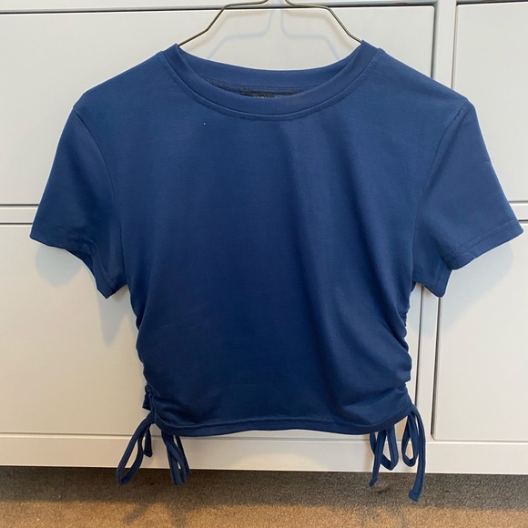 Ruched side T-shirt - Picture 1 of 3